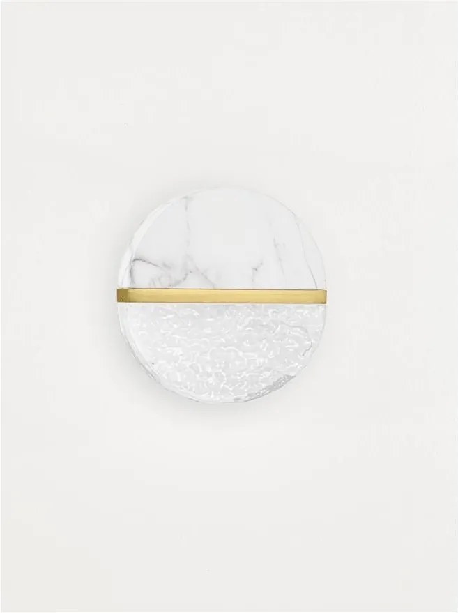 Aplica LED decorativa pentru baie IP44 LED 2700K DORIN alba