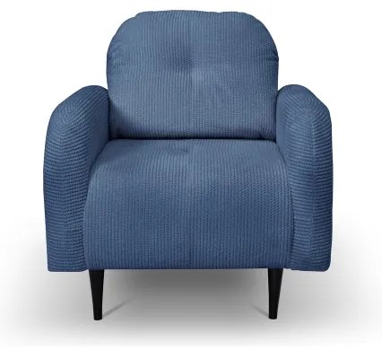 Fotoliu tapițat CLOUDY, albastru