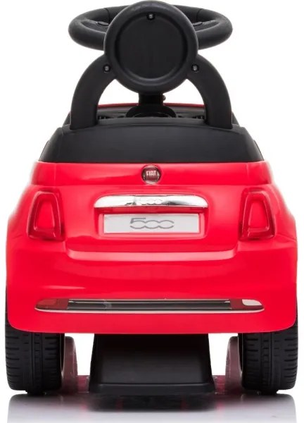 Bicicletă fără pedale Fiat 500 roșu