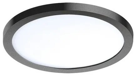 Spot LED pentru baie incastrat IP44 Slim 22 round 3000K negru