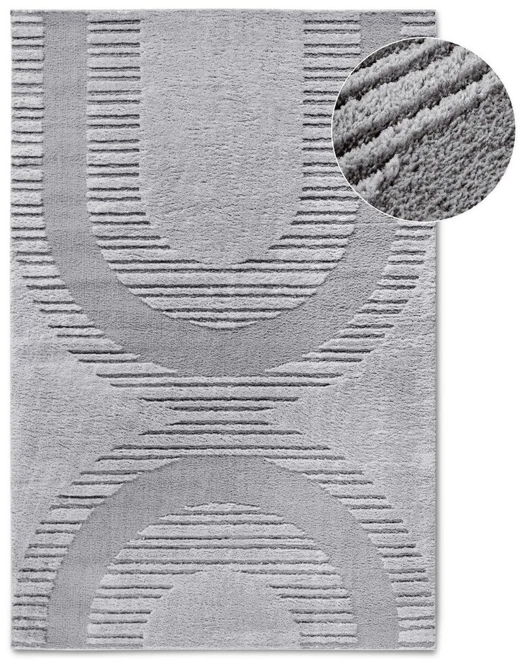 Covor gri 160x235 cm Bartoux Light Grey – Elle Decoration