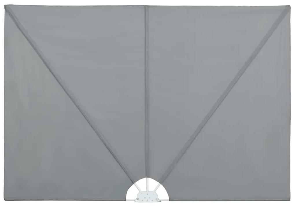 Copertina laterala pliabila de terasa, gri, 240x160 cm Gri, 240 x 160 cm