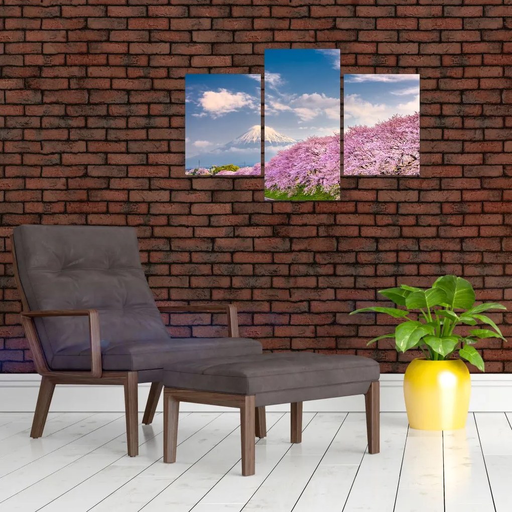 Tablou - Peisaj de primăvară japonez (90x60 cm)