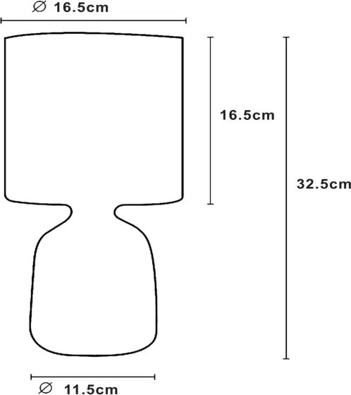 Lucide 47503/81/31 - Lampă de masă COSBY 1xE14/40W/230V