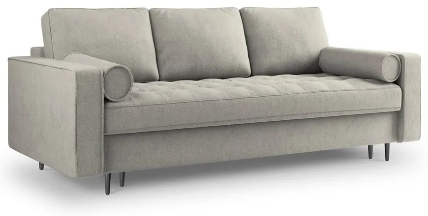 Canapea extensibilă Milo Casa Santo, gri deschis