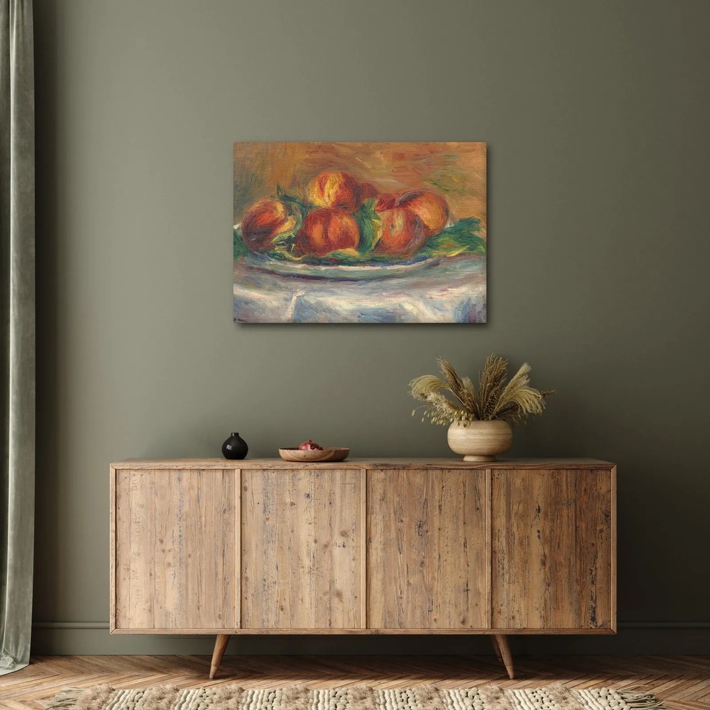 Tablou - Auguste Renoir, Peaches on a Plate, reproducere (70x50 cm)