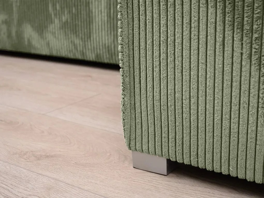 Canapea colt extensibila SMART COSARO menta, cu colt bilateral + 2 perne CADOU