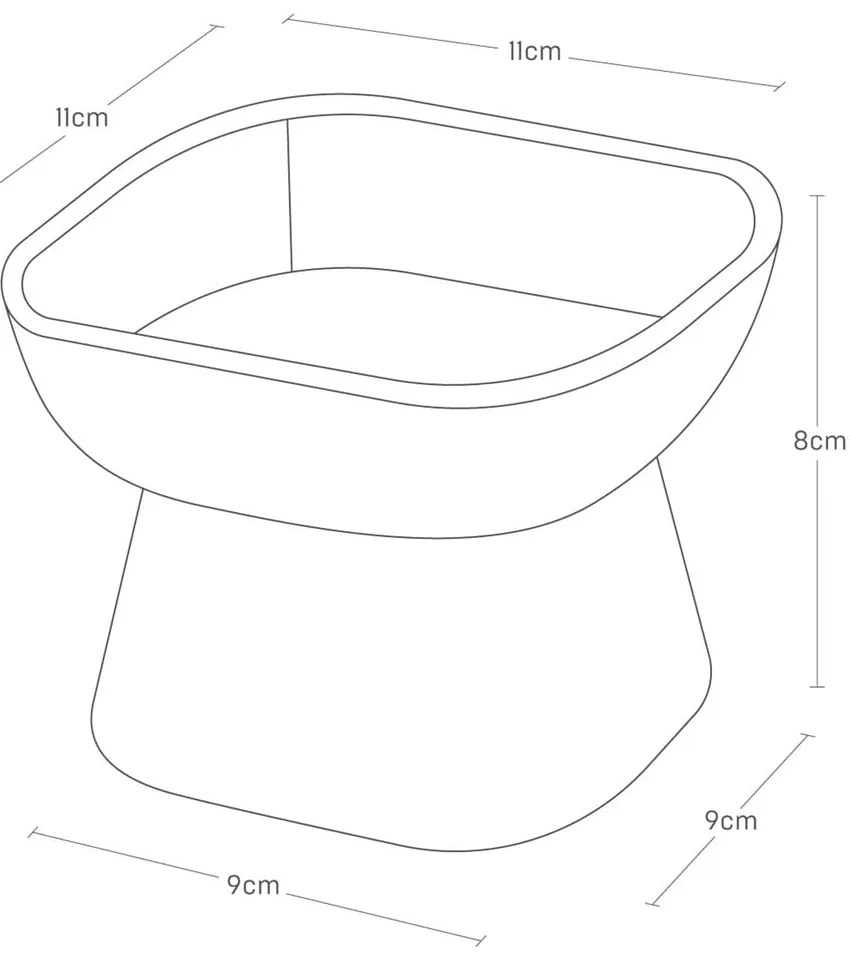 Bol pentru animale de companie din ceramică Tower – YAMAZAKI