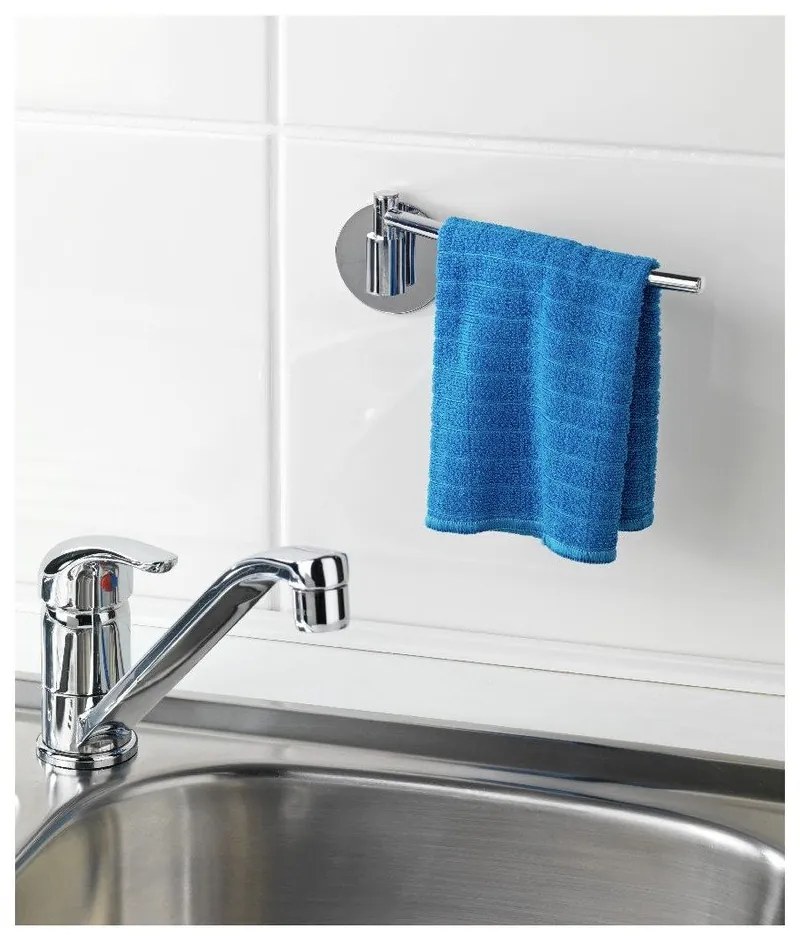 Suport autoadeziv pentru prosop Wenko Turbo-Loc, până la 40 kg