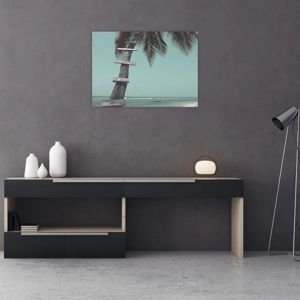 Tablou - Palma în Caraibe (70x50 cm)