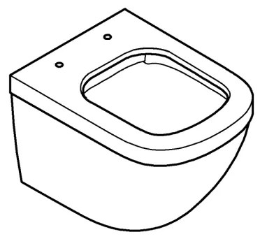 GROHE 39206000 - Vas WC suspendat EURO CERAMIC, 49 cm, ceramică albă