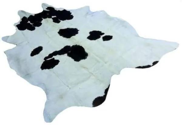 Covor Luxor Living, piele de vaca, negru/alb, 160 x 240 cm