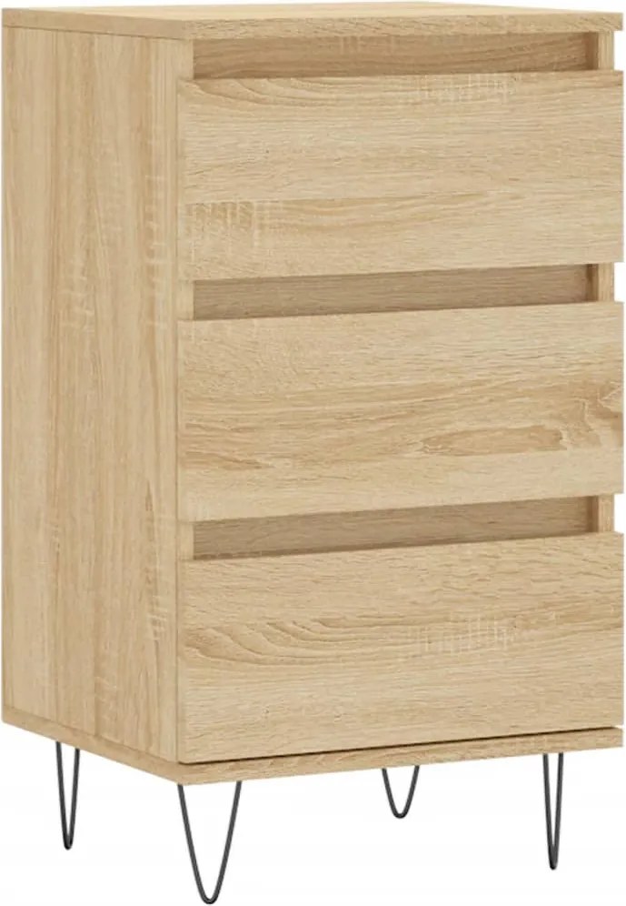 vidaXL Dulap, stejar sonoma, 40x35x70 cm, lemn prelucrat