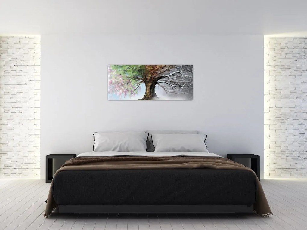 Tablou - Arborele celor patru anotimpuri (120x50 cm)