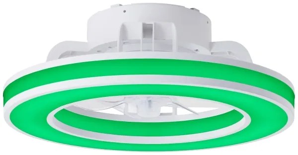Ventilator LED RGBW dimabil de tavan Brilliant MONDELLO LED/26W/230V + telecomandă