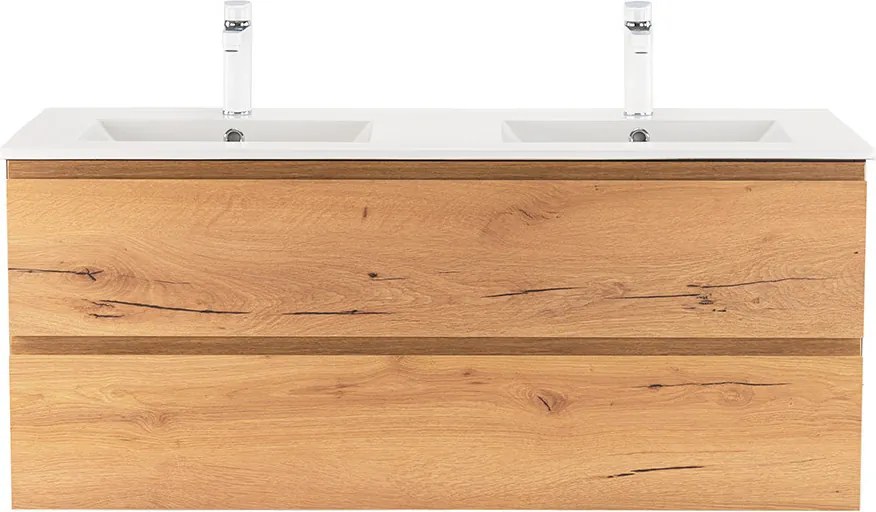 Vario Pull 120 dulap de bază cu chiuvetă stejar antracit