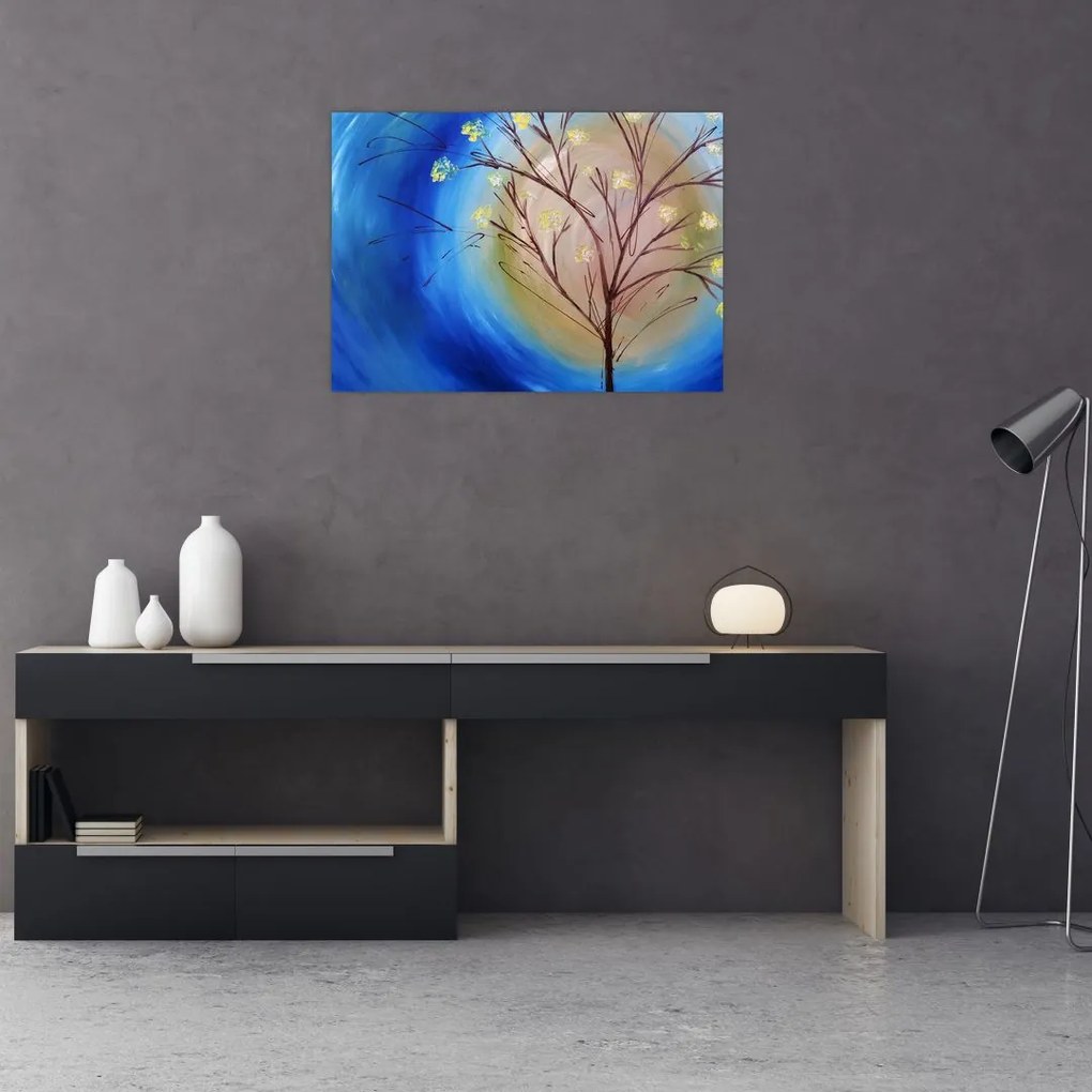 Tablou - Copac în fața soarelui (70x50 cm)