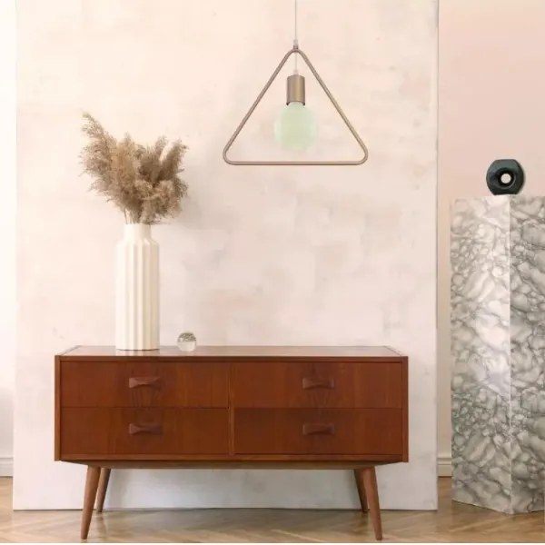 Lustră pe cablu 1xE27/60W/230V triunghi