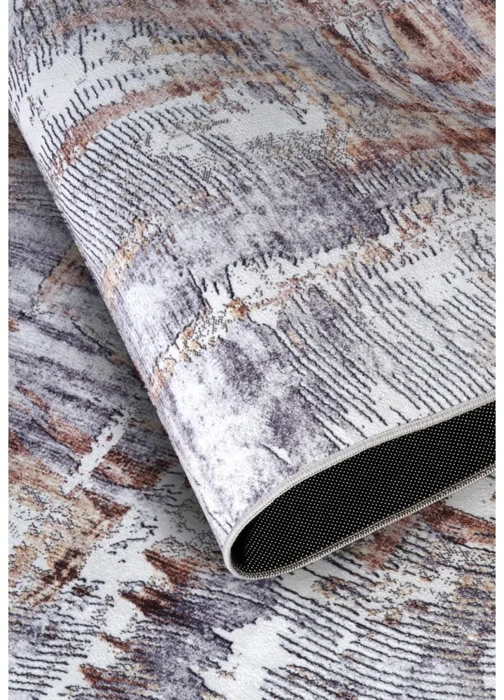 Covor gri 80x150 cm Malard Copper Gold – Elle Decoration