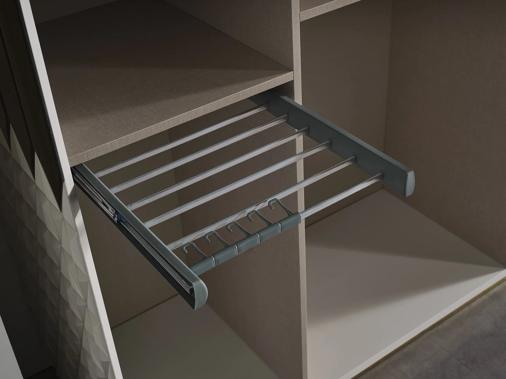 Set dormitor complet - premium lav - alb cu auriu