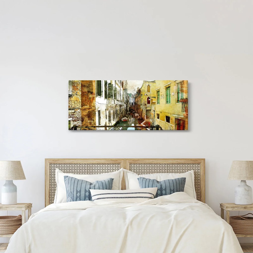 Tablou - Strada din Veneția (120x50 cm)