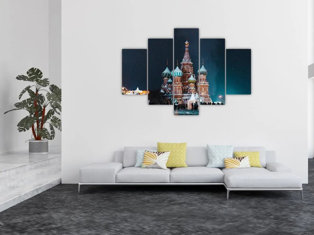 Tablou construcției din Rusia (150x105 cm)