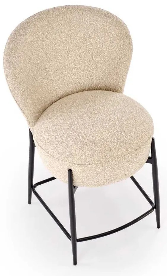 Scaun de bar Ainara, bej