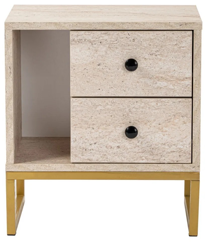 Noptieră Glimmer Travertine