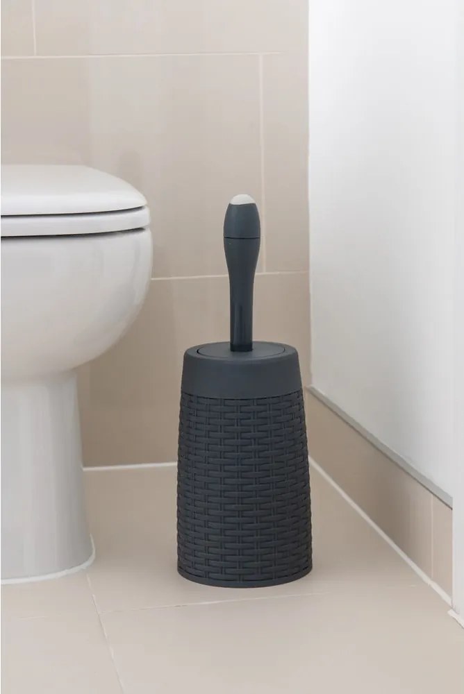 Perie de WC gri din plastic – Addis