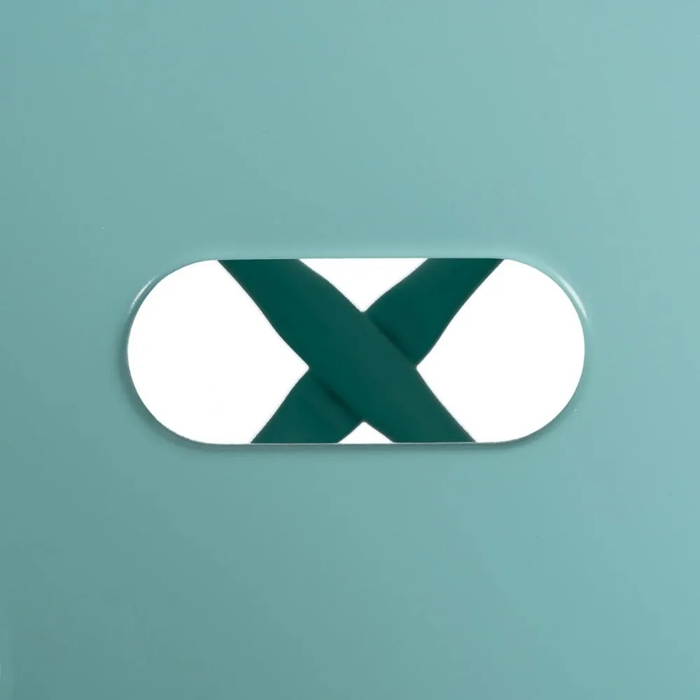 Set de scaune de bar turcoaz 2 buc. din metal (înălțime șezut 76,5 cm) – Ixia