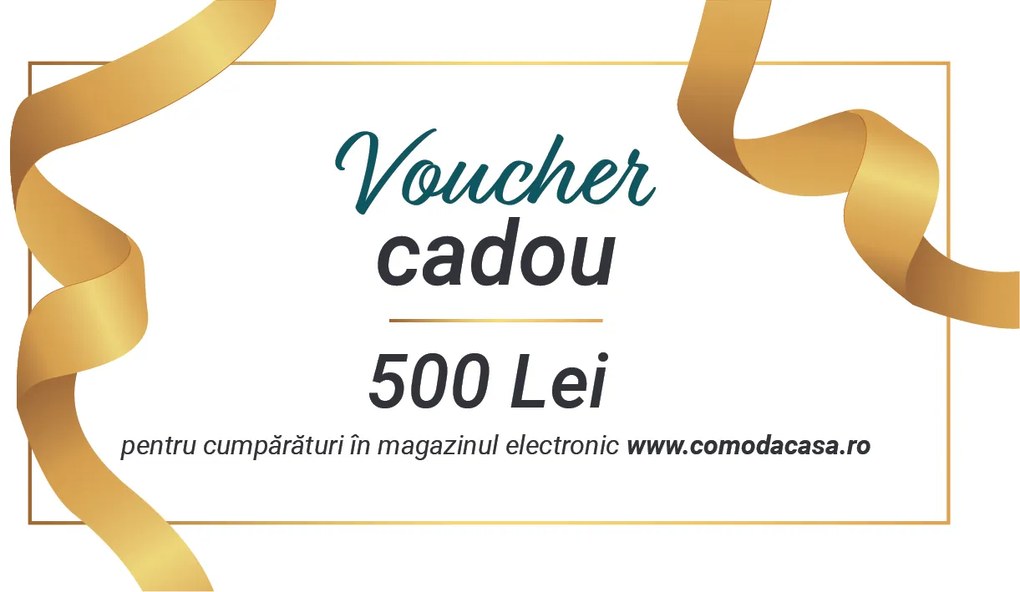 Voucher cadou pentru 500 Lei Formular cupon: Tipărit