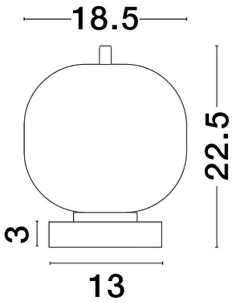 Veioza/Lampa de masa design decorativ LATO