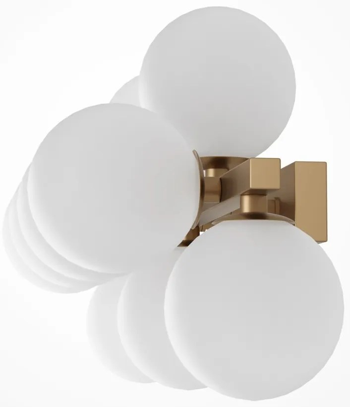 Aplica perete moderna design deosebit Dallas 9 alama/ alb