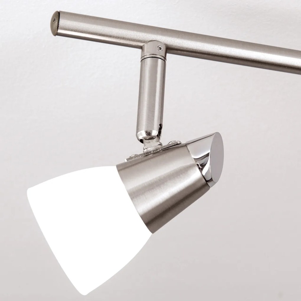 Plafoniera cu 4 spoturi directionabile Max crom satin