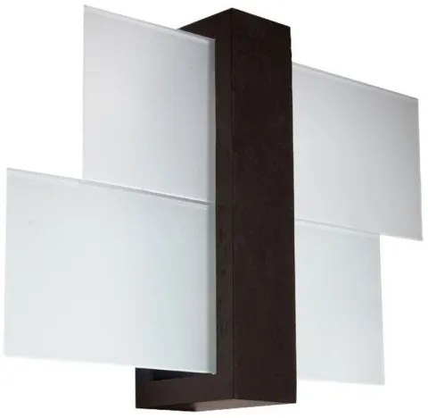 Aplică LED HERA 1xE27/7,5W/230V wenge Brilagi