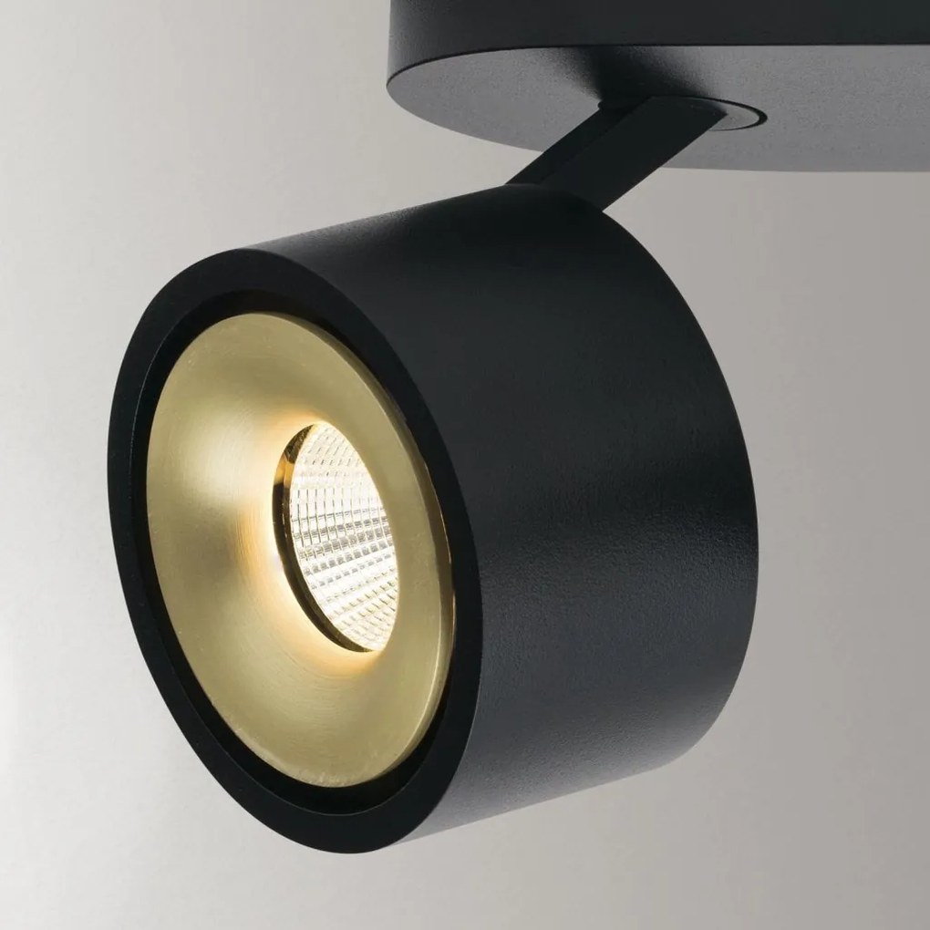 Plafoniera cu 2 Spoturi LED directionabile SPECTER negru
