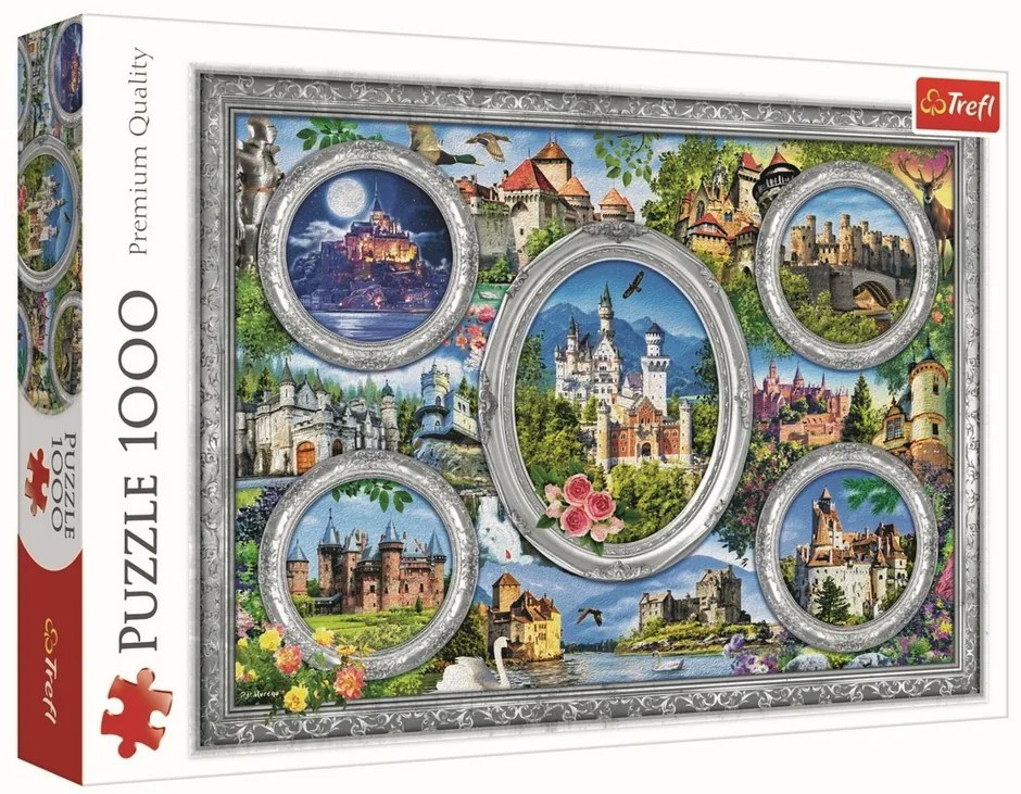 Trefl Puzzle Panoramic Lumea Castelelor , 1000piese