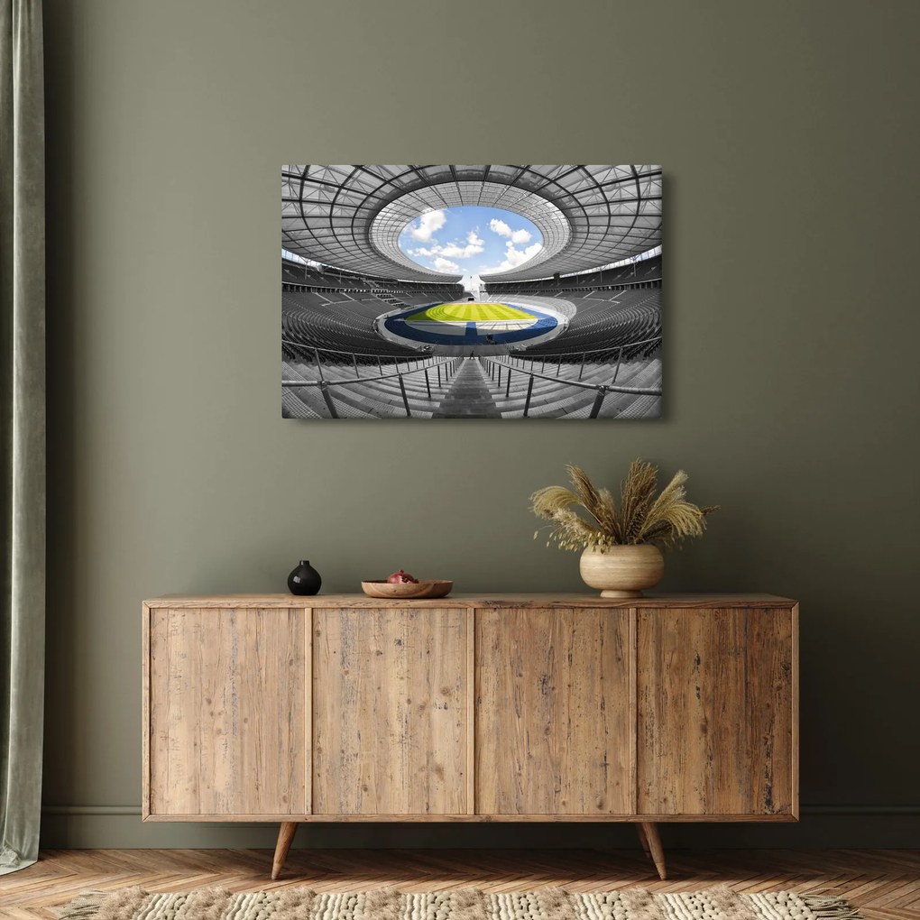 Tablou - stadionul de fodbal (90x60 cm)