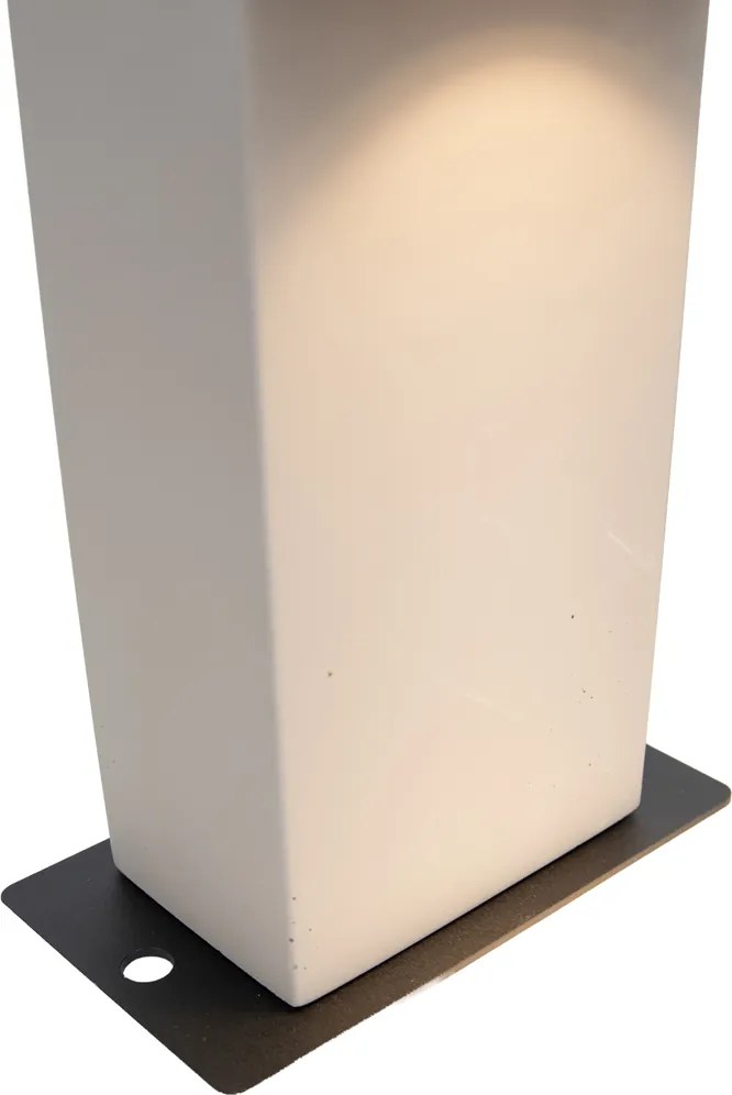 Stâlp modern de exterior gri 35cm IP44 - Pompei