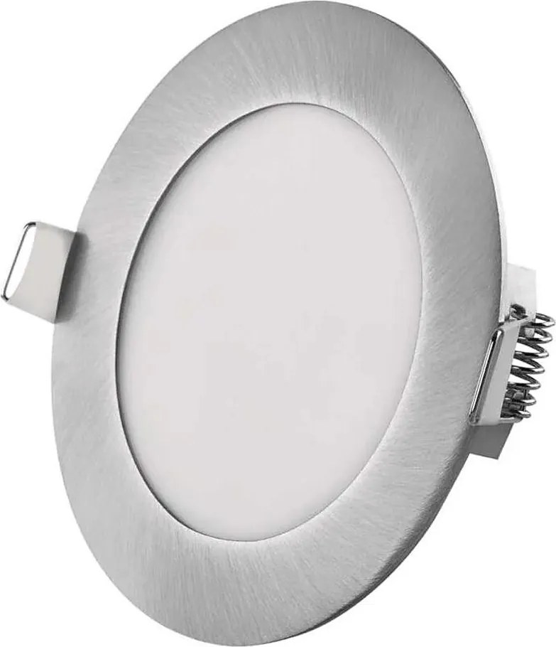 Corp de iluminat LED încastrat NEXXO, 7 W, 230 V, 3000/3500/4000 K, argintiu, Ø 12 cm