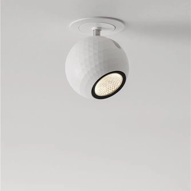 Spot incastrabil LED 2700K aluminiu alb NOTIC