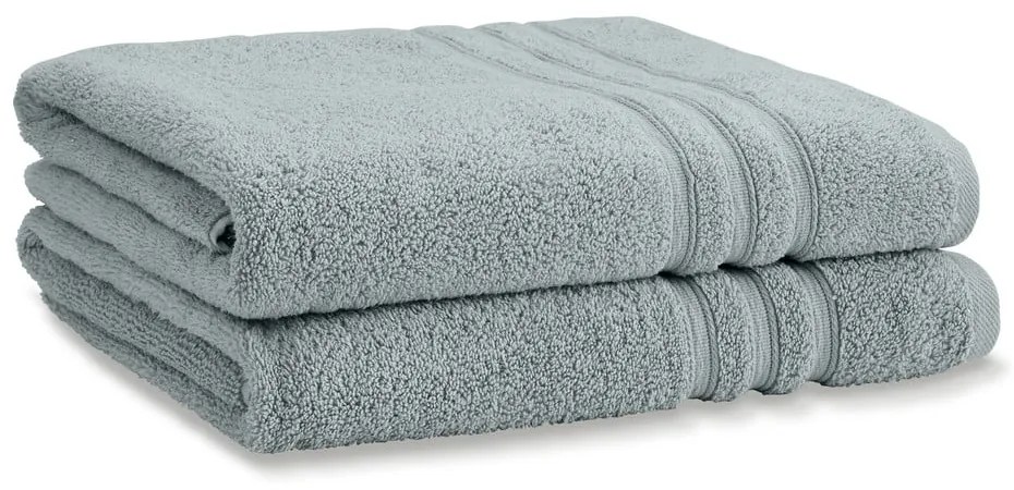 Prosoape verde prăfuit 2 buc. din bumbac din frotir 90x140 cm Zero Twist – Catherine Lansfield