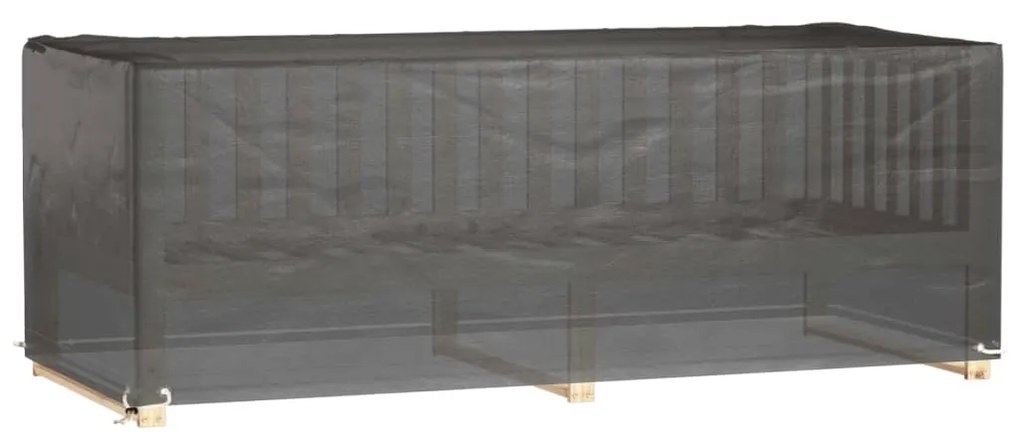 319294 vidaXL Husă pentru mobilier de grădină, 8 ocheți, 192x82x65 cm, pătrat