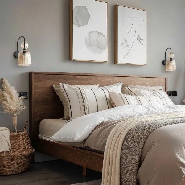 Aplica de perete SOPHIA, 1xE14/10W/230V, negru/bej fumuriu