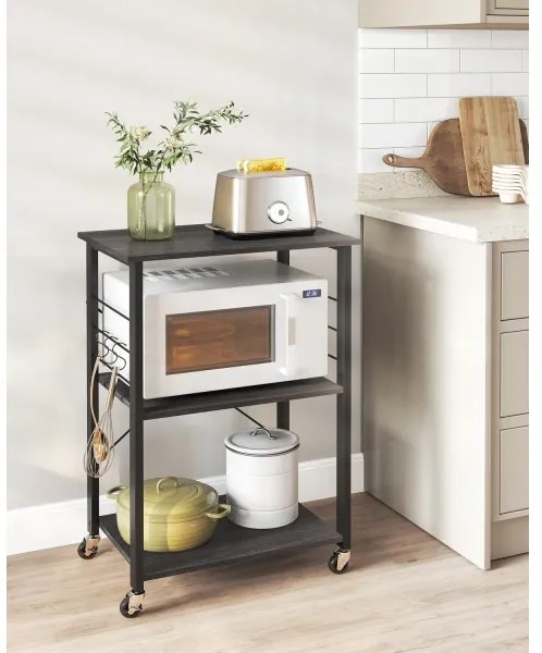 Măsuță de servire MARGE, neagră