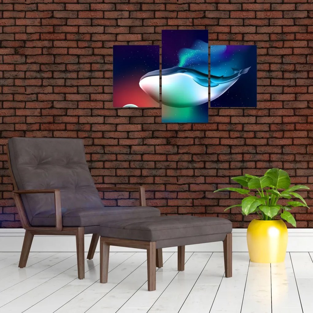 Tablou - Balena spațială (90x60 cm)