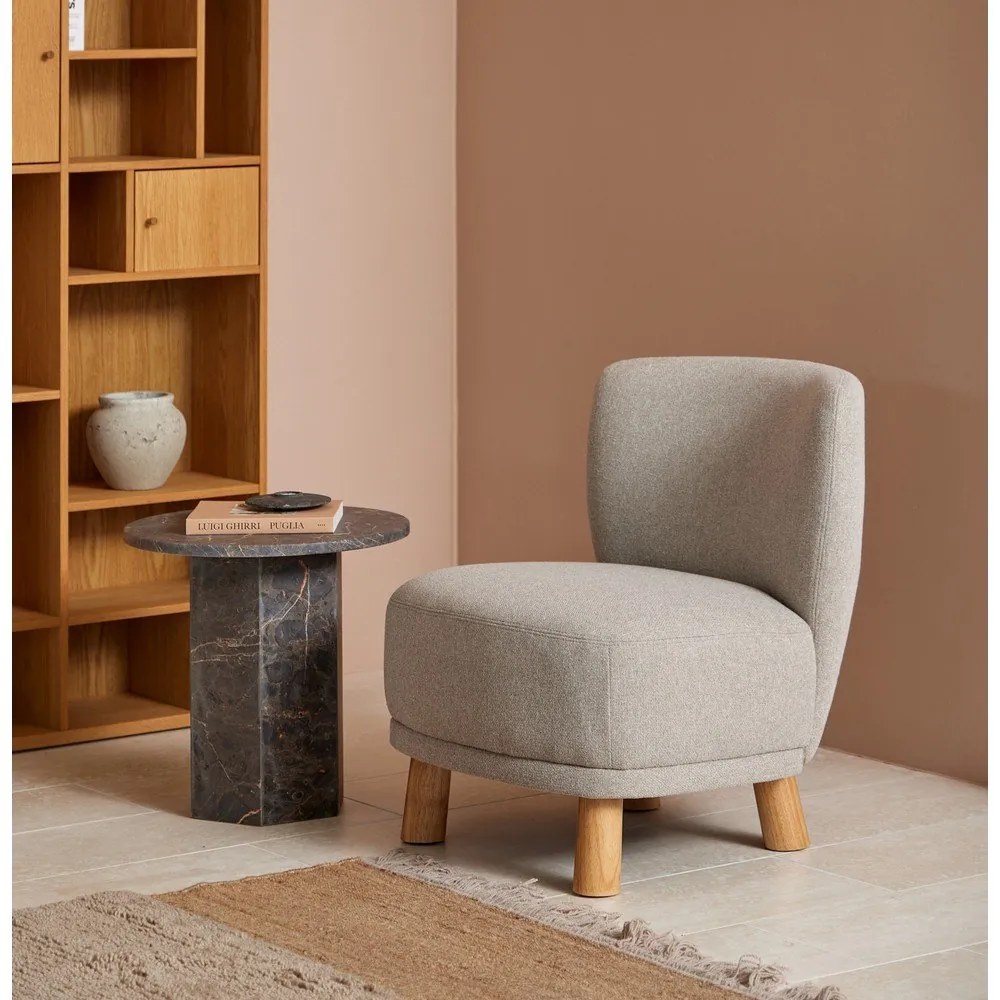 Măsuță auxiliară rotundă din marmură ø 50 cm Naxos – Actona