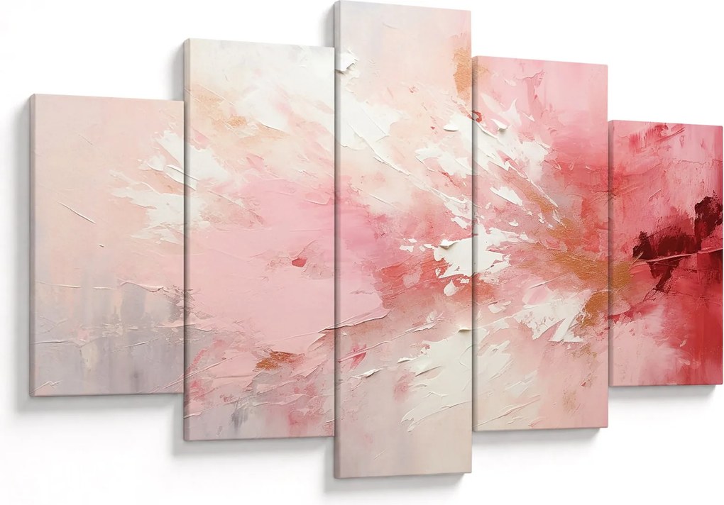Tablou - Abstract roz (150x105 cm)