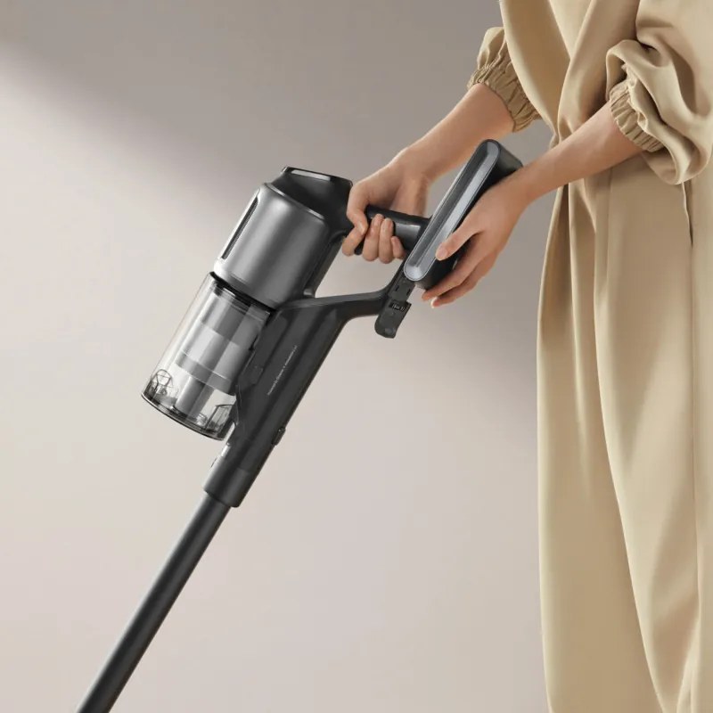 Aspirator fără fir Dreame Z30 AquaCycle VZV77B, 855W, 310AW, 150000 rpm, 3 trepte, 0.32/0.4/0.6 l, 90 min, HEPA H14, LED, Motor fără perii, Negru