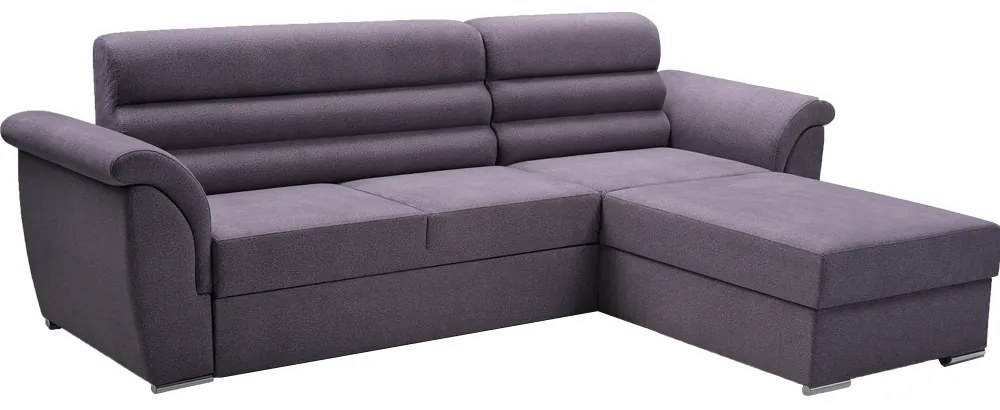 Set de canapea, ţesătură Queens gri închis, dreapta, FABO